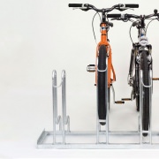 Fahrradständer Modell 4000 mit eingestellten Fahrrädern