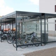 Fahrrad-Abstell-Anlage mit Überdachung Modell Köln
