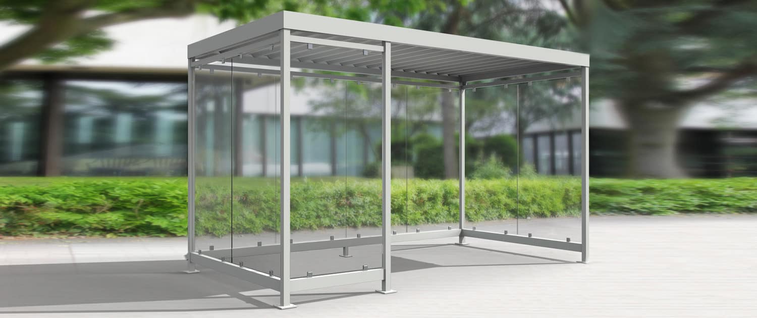 Raucherunterstände von der Uwe Jaekel GmbH